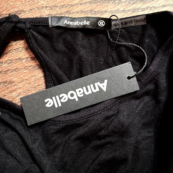 NWT ANNABELLE 3/4 Sleeve Keyhole Back Jumpsuit SZ XL - Picture 5 of 5